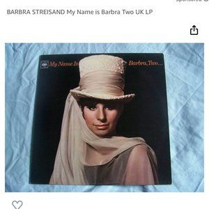 My Name Is Barbra, 2...... Vinyl Album in mint condition.